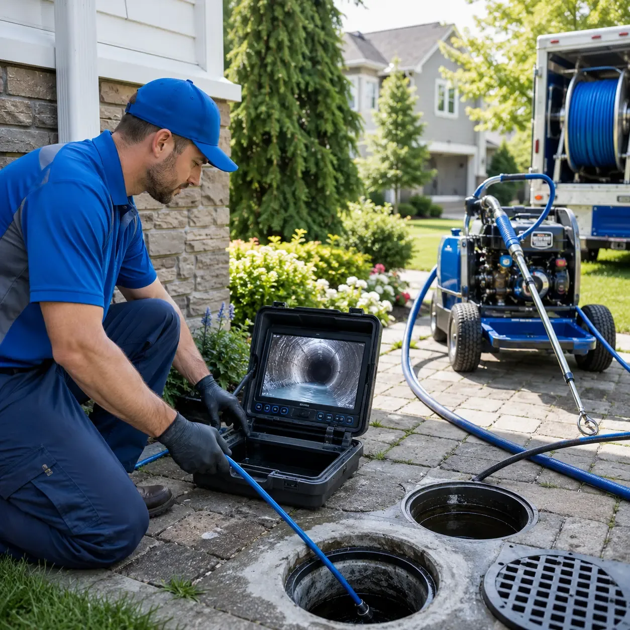 Outdoor drain cleaning professionals serving Midlothian, MD